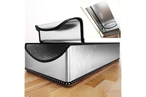 LEMOONE Attic Door Insulation Cover 25"x54"x11", Energy Saving Tent Attic Stairs Cover Ladder Pull Down Insulator, R-Value 15.5 Thicken Aluminum Foil Stairway Insulation with Zipper Fireproof