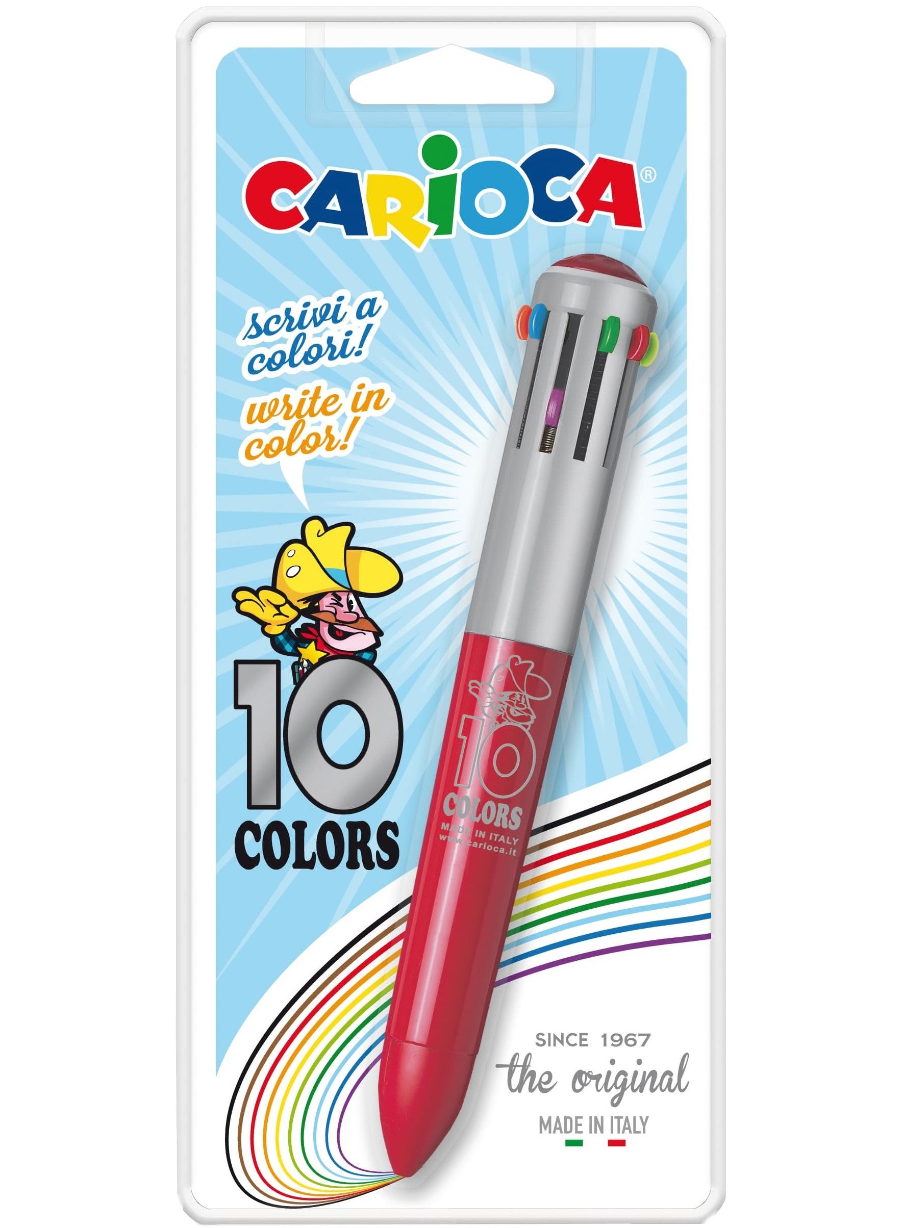 Carioca B44400110 - Blister 1 Maxi pen, (Assorted colour)