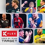 Target Darts K Flex Integrated No.2 Flight & Shaft Yellow Medium Pack 3 view 5