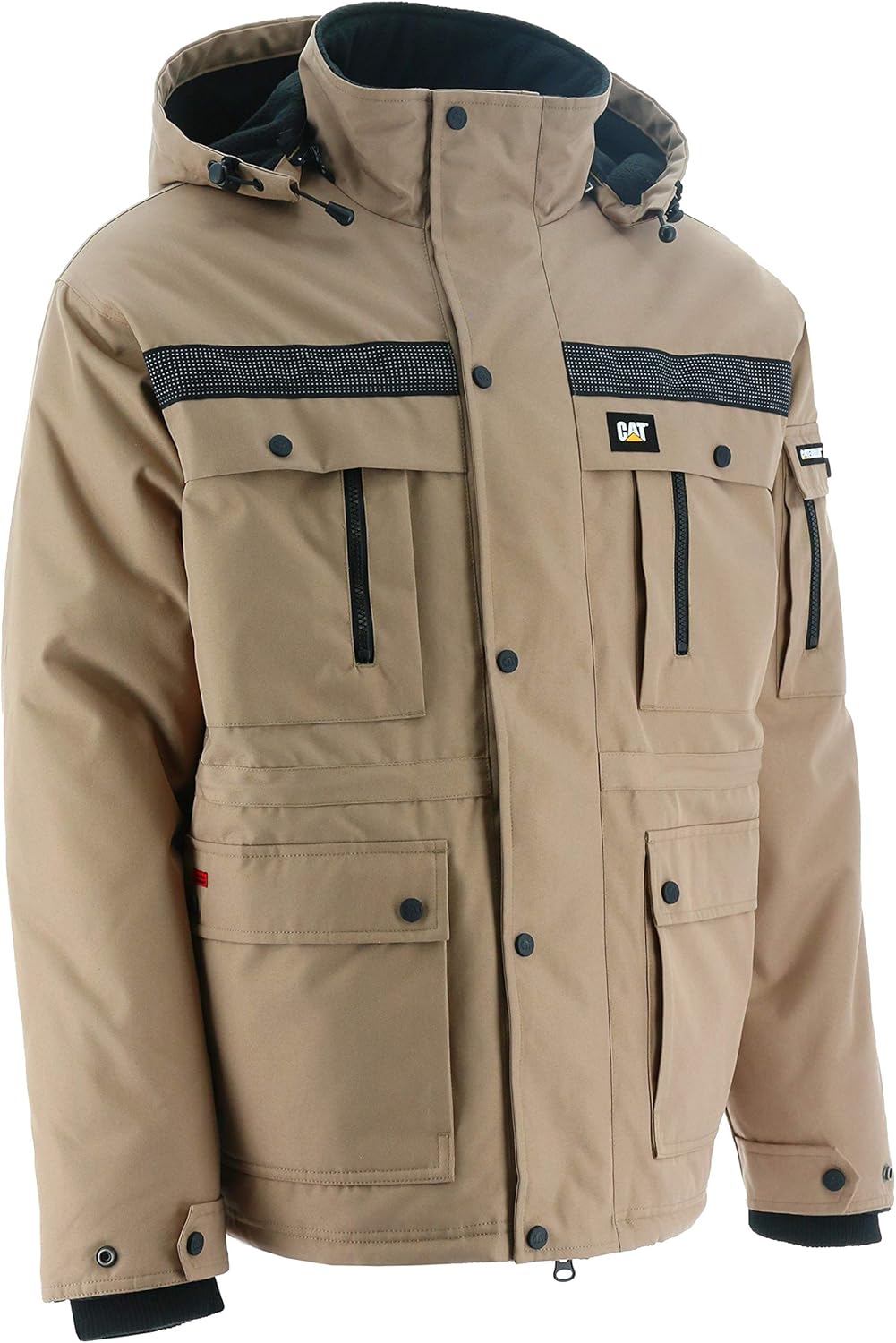 Caterpillar Men's Heavy Insulated Parka (Regular and Big & Tall Sizes) at  Men’s Clothing store