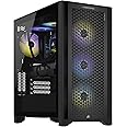 Corsair Vengeance i7400 Series Gaming PC - Liquid Cooled Intel® Core™ i7 13700K CPU - NVIDIA® GeForce RTX™ 4070 Ti Graphics - 32GB Vengeance RGB DDR5 Memory,Black