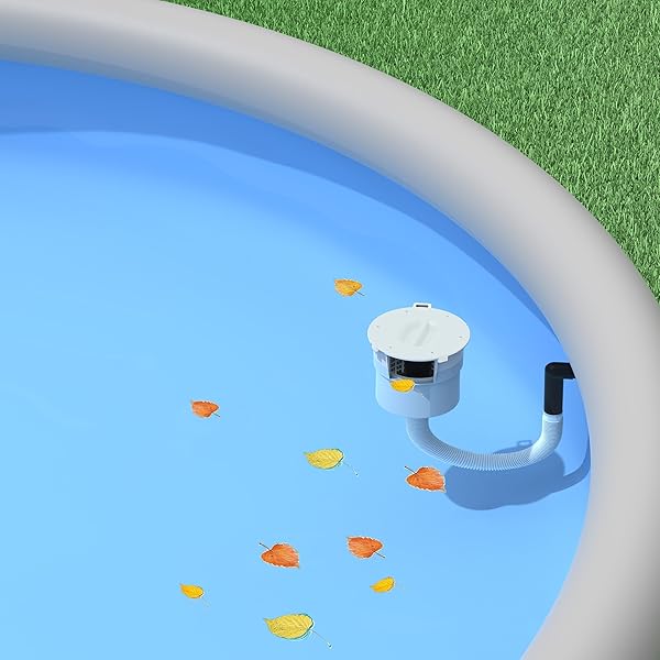 VALDORENA SURFACE FLOAT SKIMMER,NO INSTALLATION REQUIRED, NO ADJUSTABLE...