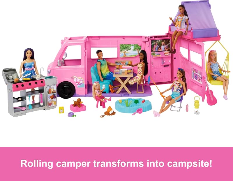 Dream Camper-Spielset, mit Camping-Zubehör