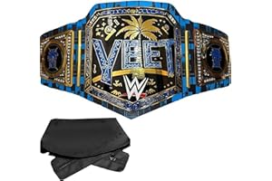 CLUB ENTERPRISE NEW YEET Heavyweight Wrestling Championship Belt Adult Size Belt 2MM - Easy Wear Adjustable 4MM Leather Strap - Adult Size With Bag