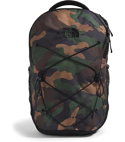 Amazon.com: THE NORTH FACE Women's Jester Luxe Everyday Laptop Backpack,  Deep Nori/Burnt Coral Metallic, One Size : Electronics