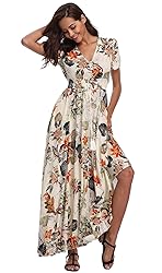 VintageClothing Women's Floral Maxi Dresses Boho