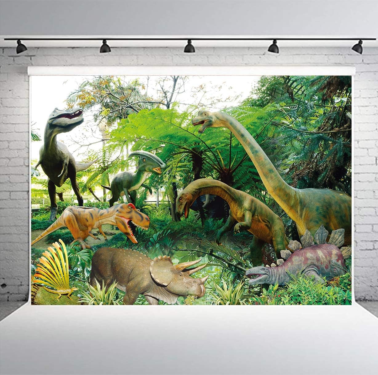 Dinosaurs Backdrops Kids Theme Birthday Party Photography Backgrounds Vinyl 7x5ft Dinosaur World Backdrop Photo Studio Props PHMOJEN PPH372
