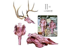 MOUNTAIN MIKE'S REPRODUCTIONS Mountain Mike's Skull Master Dipped Deer Antler Mounting Kit Pink Camo