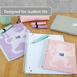 Oxford Campus A5 Notebook 3 Pack 140 Pages 8 mm ruled Optik Paper+ view 4