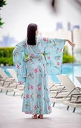 Na'Rak Women's Kimono Robe, Yukata Style Long Soft