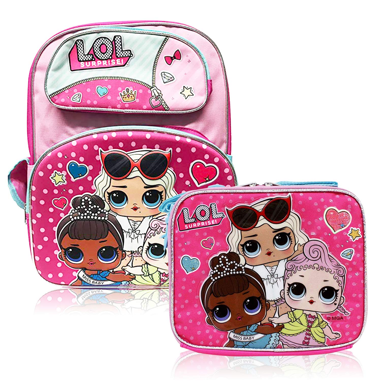 lol backpack with lunch box