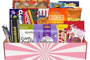 Canadian Snack Care Package - Variety Pack of Treats for Kids and Adults - Snack Box with Cookies, Toffee, Sour Candy, Wine g