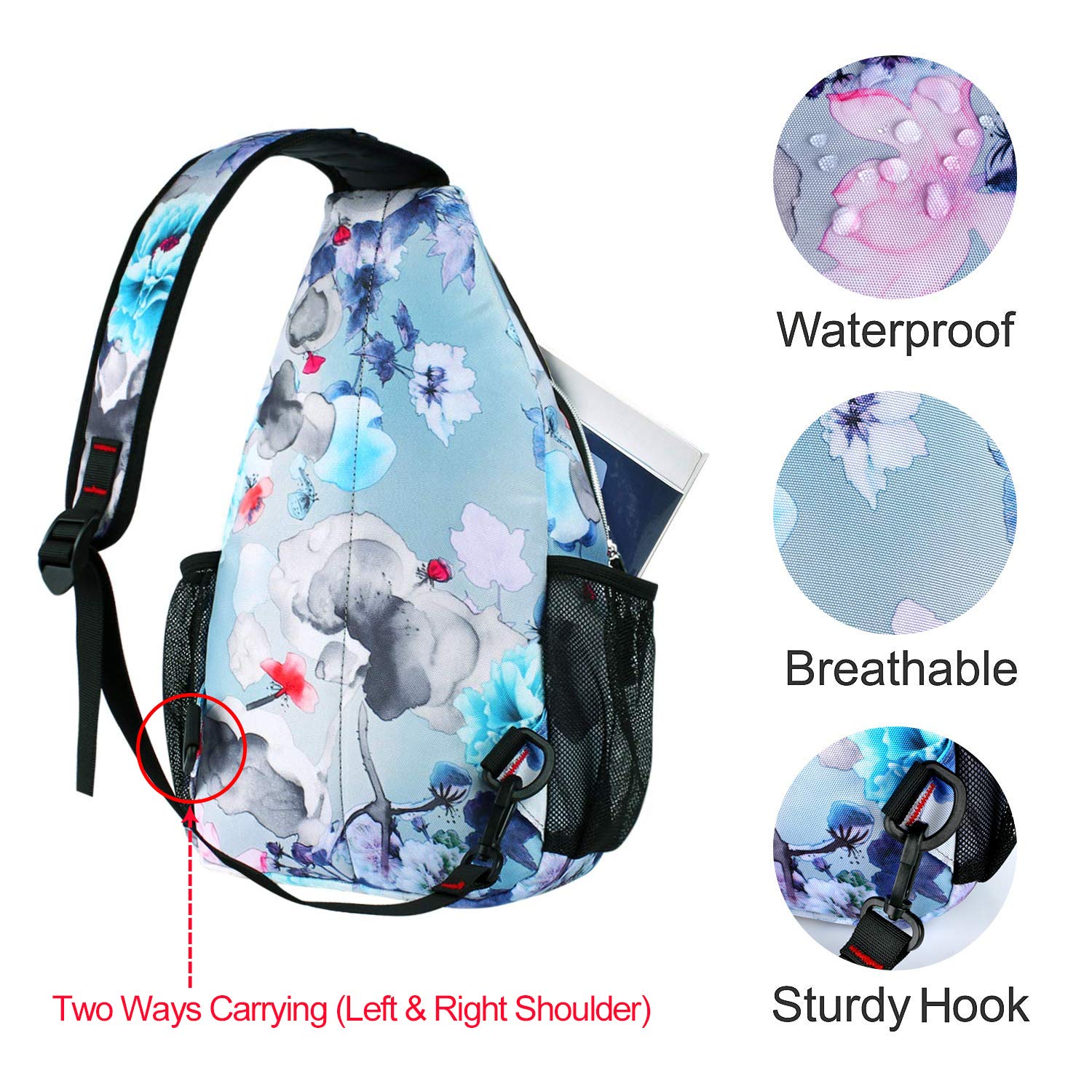 mosiso rope sling backpack