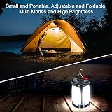 SHEDALED Camping Lantern LED 60-LED USB Solar Rechargeable 6 Modes view 5