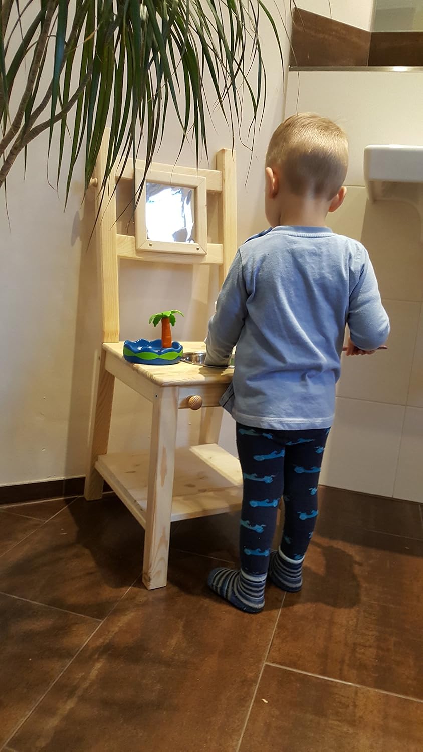 Montessori Chaise Lavabo Pour Enfant Tour D Apprentissage Amazon Fr Bebes Puericulture