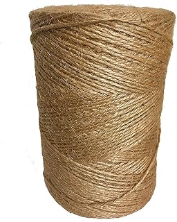 500 Meter Garten Schnur Jute Kordel Garn Natur Bastelband Paketschnur Juteband Kunsthandwerk Verpackungs DIY String Dekoration Seil