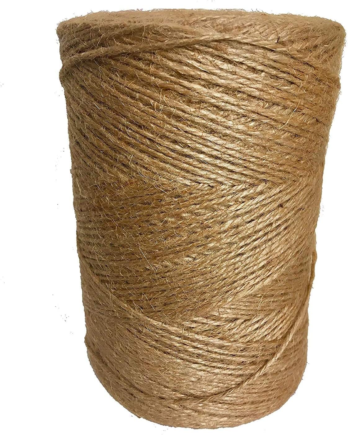 500 Meter Garten Schnur Jute Kordel Garn Natur Bastelband Paketschnur Juteband Kunsthandwerk Verpackungs DIY String Dekoration Seil