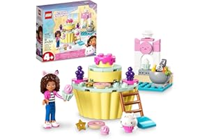 LEGO Gabby's Dollhouse Bakey with Cakey Fun 10785 Building Toy Set for Fans of The DreamWorks Animation Series, Pretend Play Kitchen, Oven and Giant Cupcake to Decorate, Gift for 4+ Year Olds