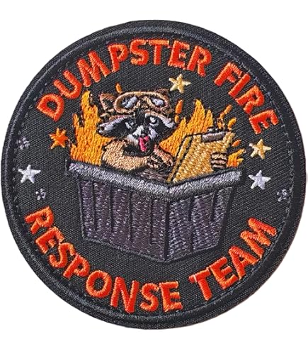 Amazon.com: Zolawe Dumpster Fire Response Team Hook and Loop Patch