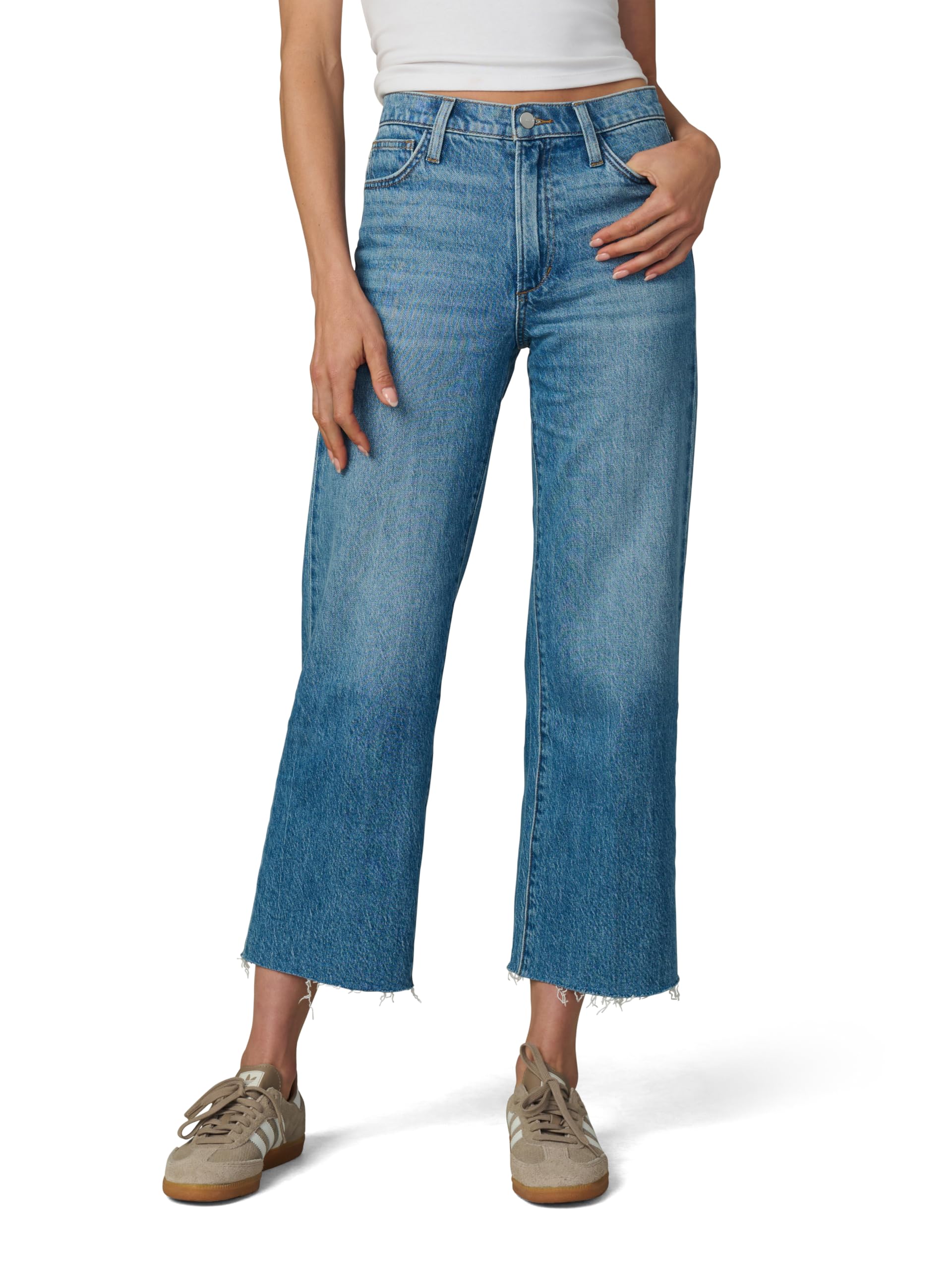 Joe’s Jeans Women’s The Blake High Rise Crop Wide Leg Jean, Graceful, 30