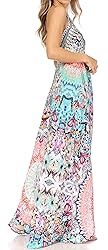 Sakkas 1817 - Lizi Womens Maxi High-Low Halter