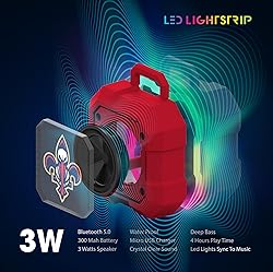 SOAR NBA Shockbox LED Wireless Bluetooth Speaker
