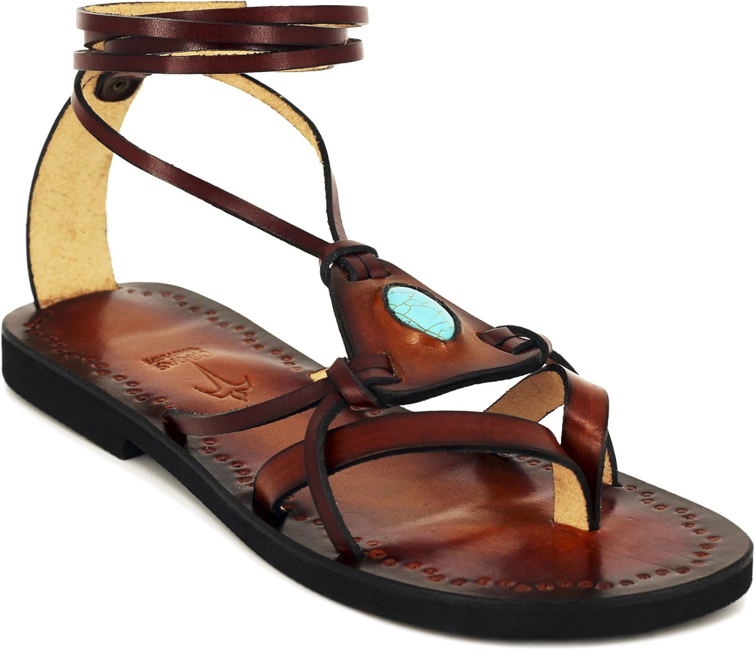 hippie leather sandals
