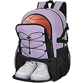 Goloni Basketball Backpack,Large Sports Bag with Ball Compartment & Shoe Compartment,Basketball Bag Fit Volleyball, soccer,Gym