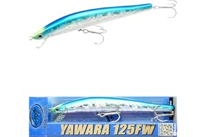 LUCKY CRAFT FlashMinnow 125 YAWARA, Saltwater Fishing Lures, Jerkbait Surf Fishing Accessories and Gear, Halibut and Bass Fishing Lures