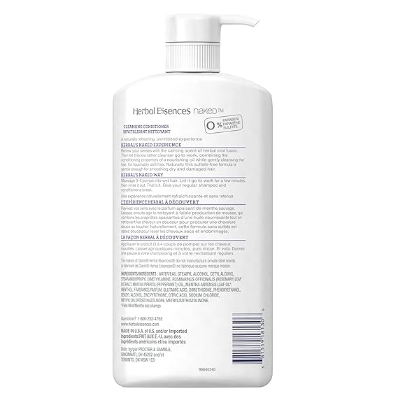 Herbal Essences Naked Cleansing Conditioner 169 Fl Oz