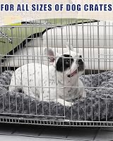 KSIIA Extra Large Dog Bed Calming 105x70x9 cm Non-Skid Dark Grey view 6