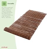 Oypla Natural Willow Outdoor Garden Fencing Screen 1m x 4m Roll view 3