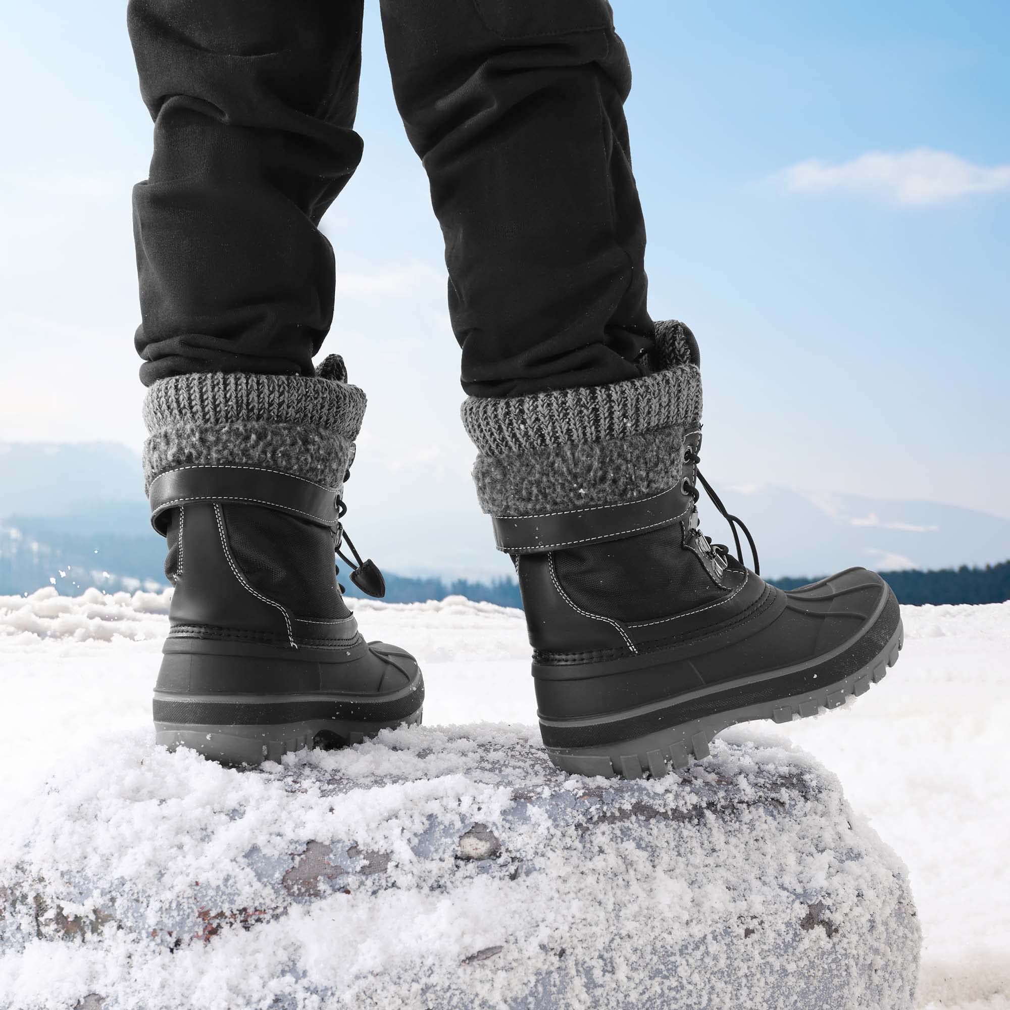 DREAM PAIRS Kids Winter Boots