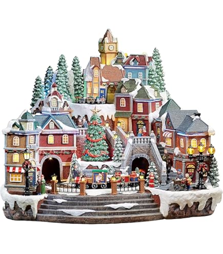 Amazon.com: Thomas Kinkade Village Christmas Collection 