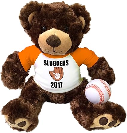 baseball teddy bear