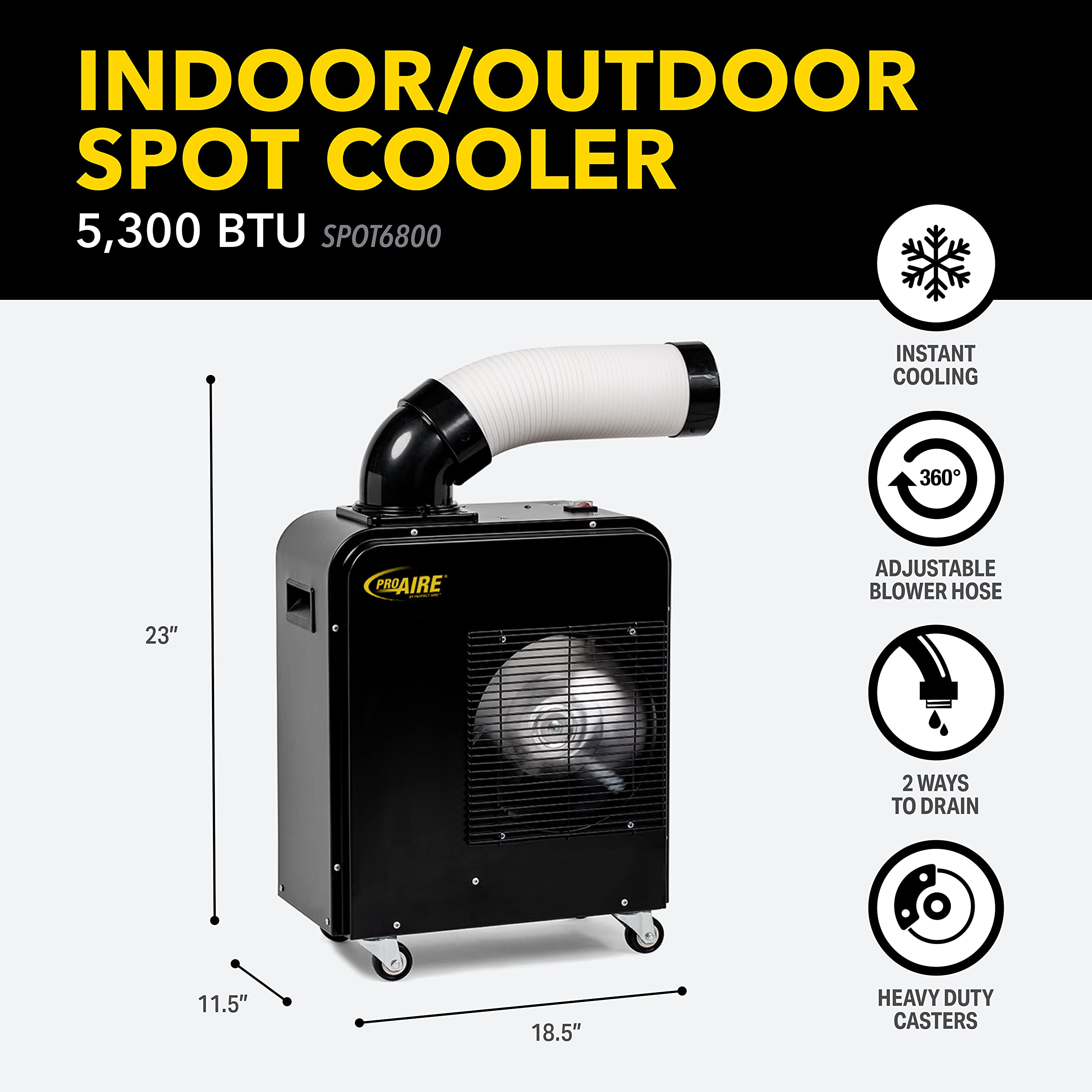 Mua ProAire 5,300 BTU Portable Indoor Outdoor Air Conditioner/Spot ...