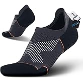 BRISIRA Coolmax Bamboo Viscose Compression No Show Socks Moisture Wicking Cushion Short Low Cut Ankle Athletic Sock for Golf