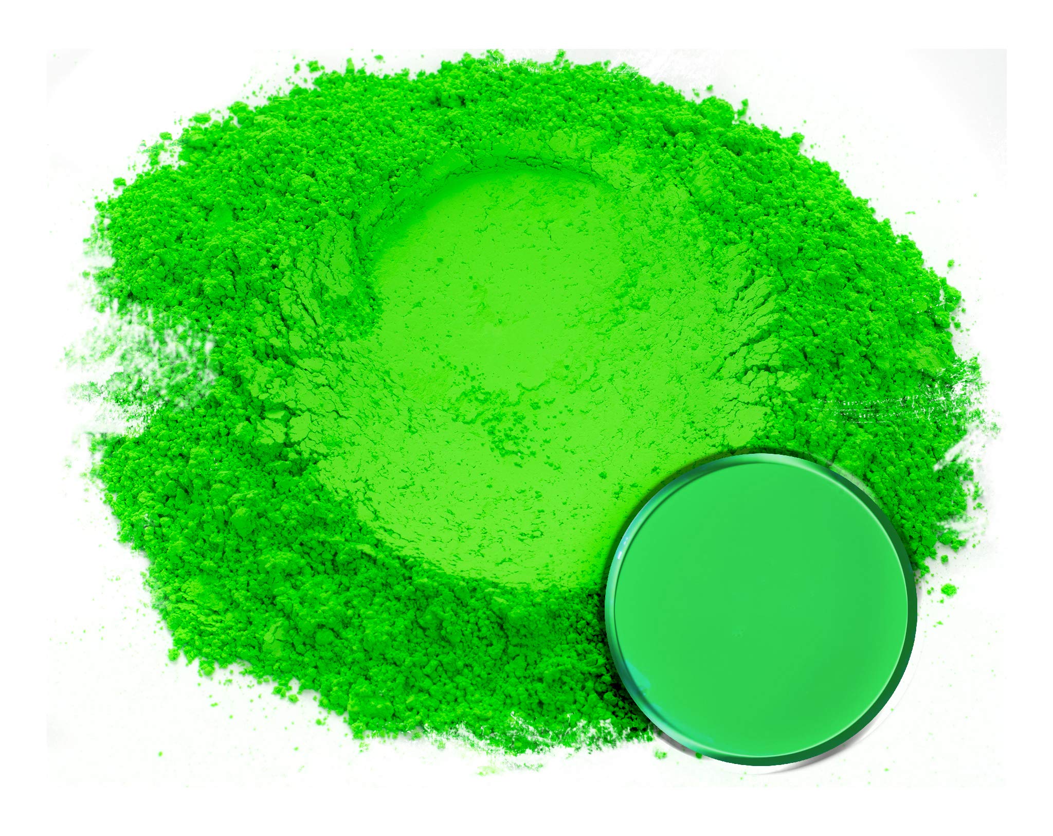Eye Candy Pigments Premium Mica Powder - UFO Green (25gr) - for Epoxy, Resin, Soap, Paint, Woodworking, Acrylic Pouring, Bath Bombs, Fishing Lures - DIY Arts and Crafts Additive