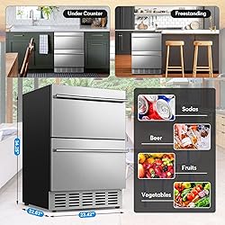 Under Counter Beverage Refrigerator 24