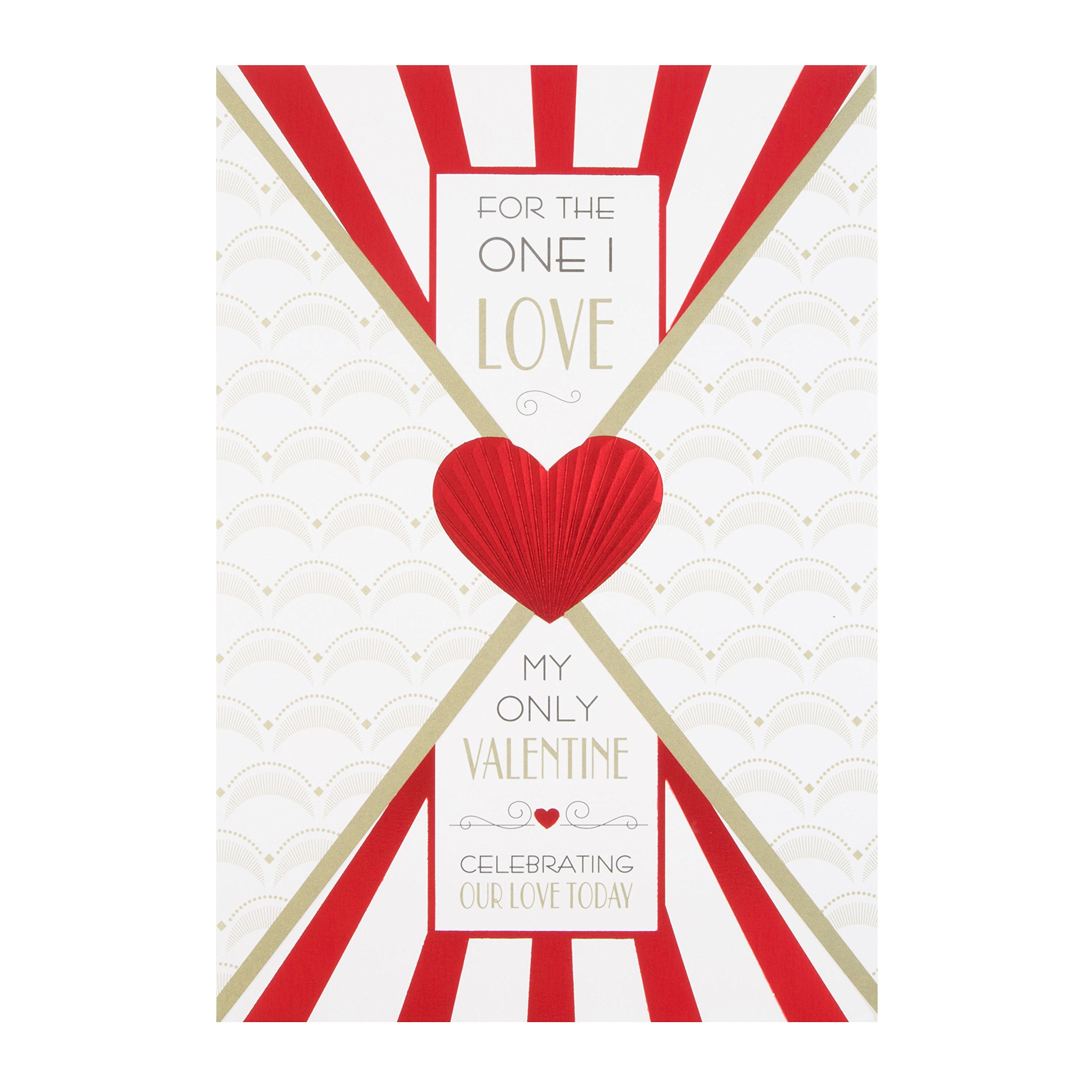 Hallmark 25485254 One I Love Valentine's Day Card "Celebrating Our Love" - Large