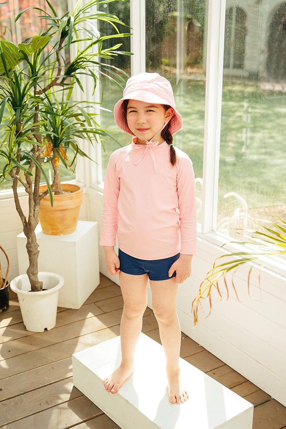 baby boy long sleeve swim shirt