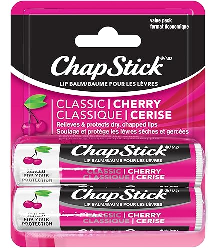 ChapStick Classic (1 Blister Pack of 3 Sticks, Cherry Flavor) Skin