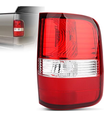 Pair Black Tail Lights For 2004-2008 Ford F150 – Smoke Lens, Black Housing, Direct Replacement