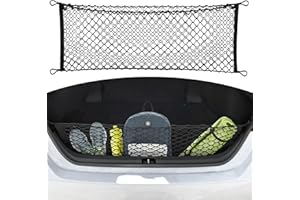 TN TRUNKNETS INC Envelope Style Automotive Elastic Trunk Mesh Cargo Net for Toyota Camry 2018-2025 - Premium Trunk Organizers and Storage - Luggage Net for Sedan - Best Car Organizer for Toyota Camry Hybrid