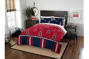 Northwest MLB Los Angeles Angels Queen Bed in a Bag Complete Bedding Set #814218907