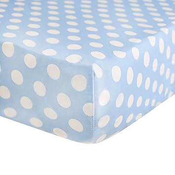 polka dot cot bed sheet
