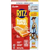 Ritz Handi Snacks, Crackers, Individually Wrapped, 27 g (Pack of 10) | School, Lunch, Crackers and Dip Made With Real Cheese