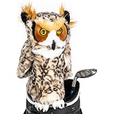 Daphne's Headcovers Owl Driver Headcover | Premium Driver Headcovers | Funny Golf Club Covers | Stylish Protection for Your Clubs | Men's Golf Gear | Driver Headcover for Men and Women