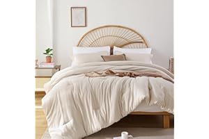 JANZAA Bed in a Bag Parure de lit 5 pièces avec draps en microfibre et taie d'oreiller, drap plat doux pour toutes les saison