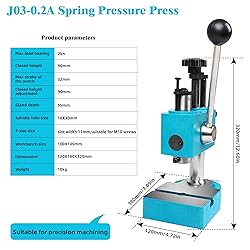 RATTMMOTOR Arbor Press J03-0.2A Spring-Loaded